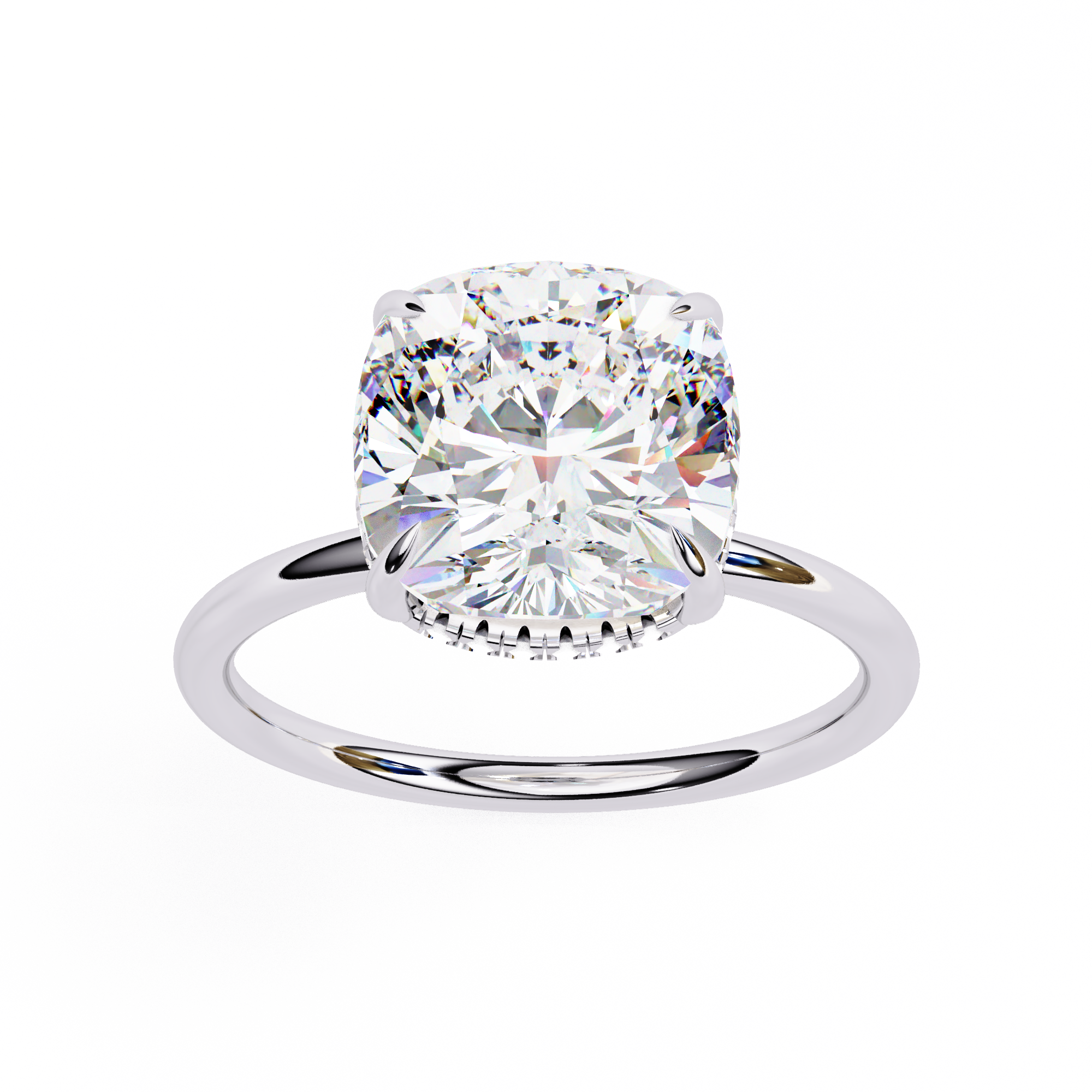 Enchanted Beauty Cushion Diamond Ring