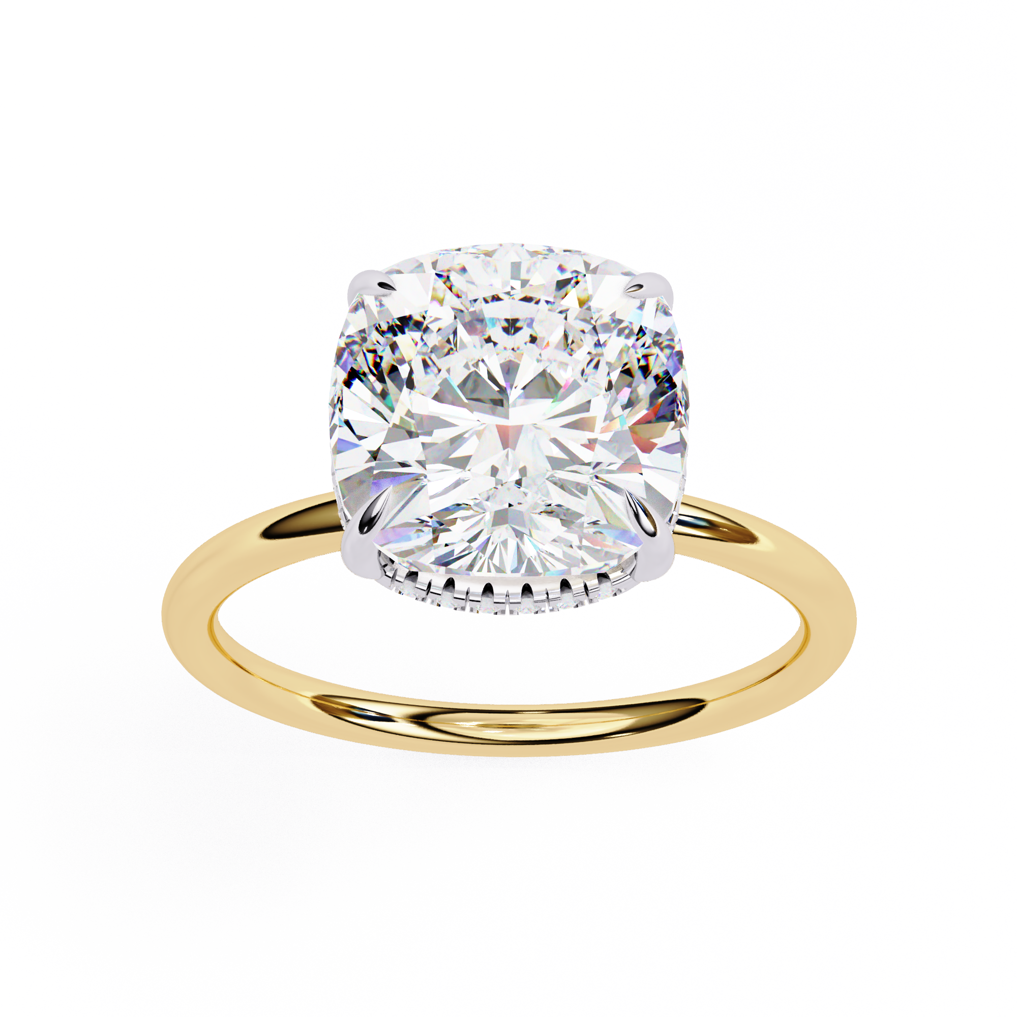 Enchanted Beauty Cushion Diamond Ring