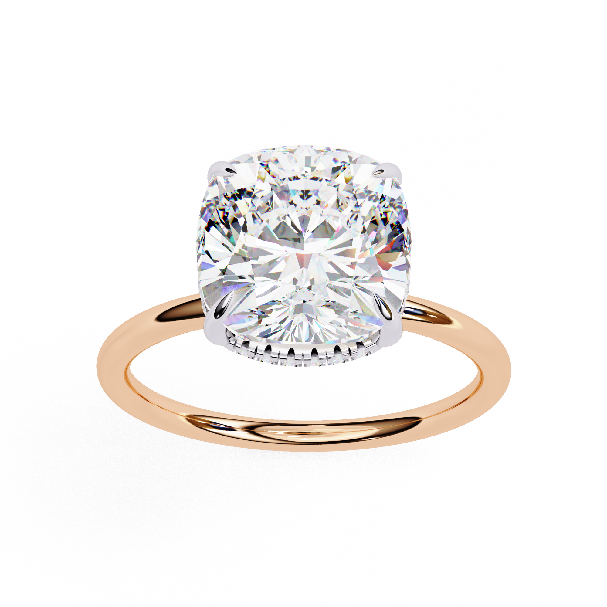 Enchanted Beauty Cushion Diamond Ring