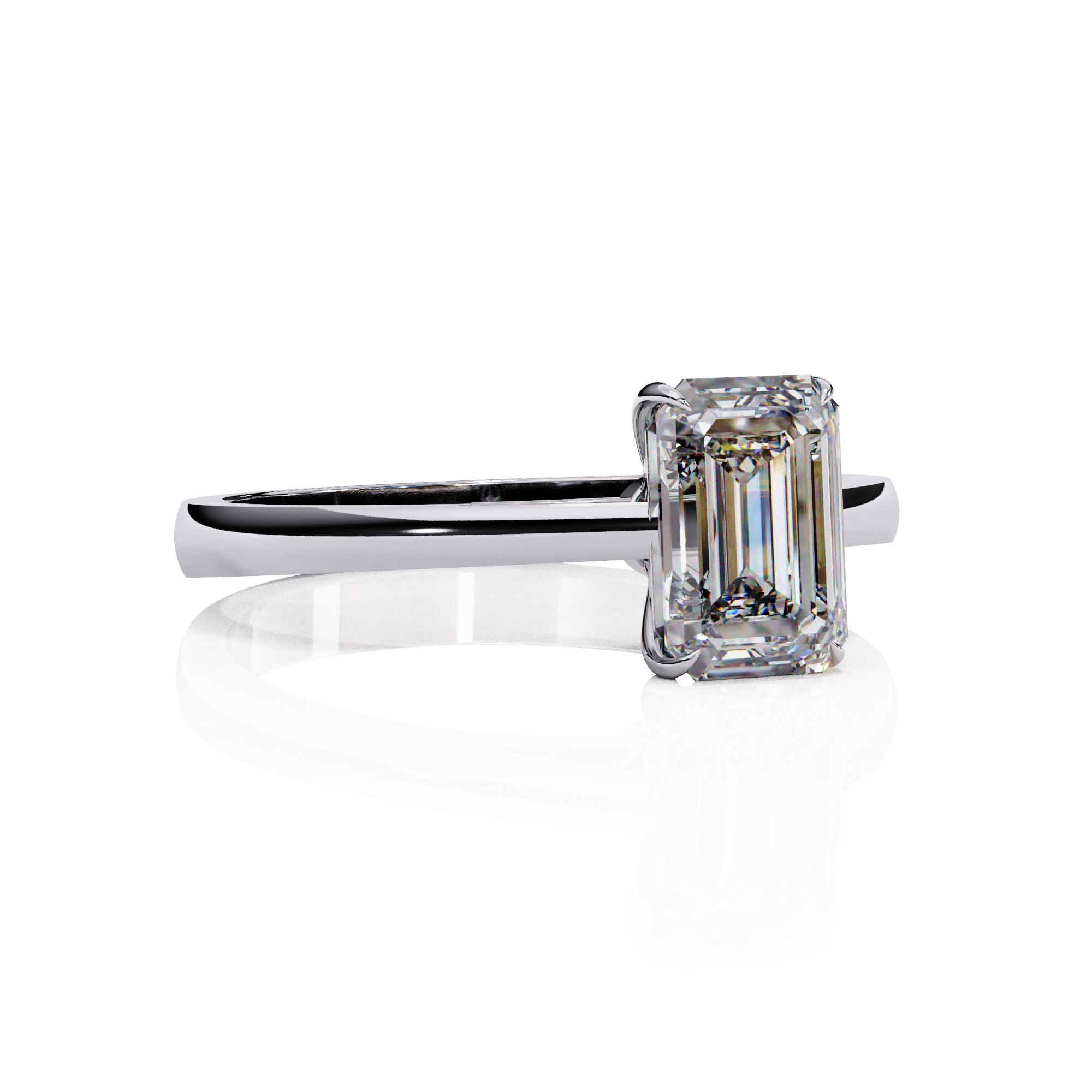 1.25 Ct Lab grown diamond engagement ring