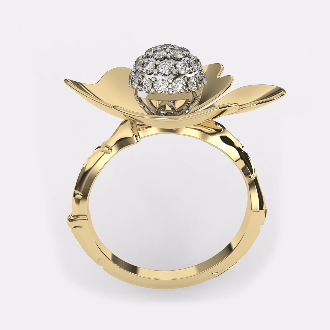 The Floral Diamond Ring