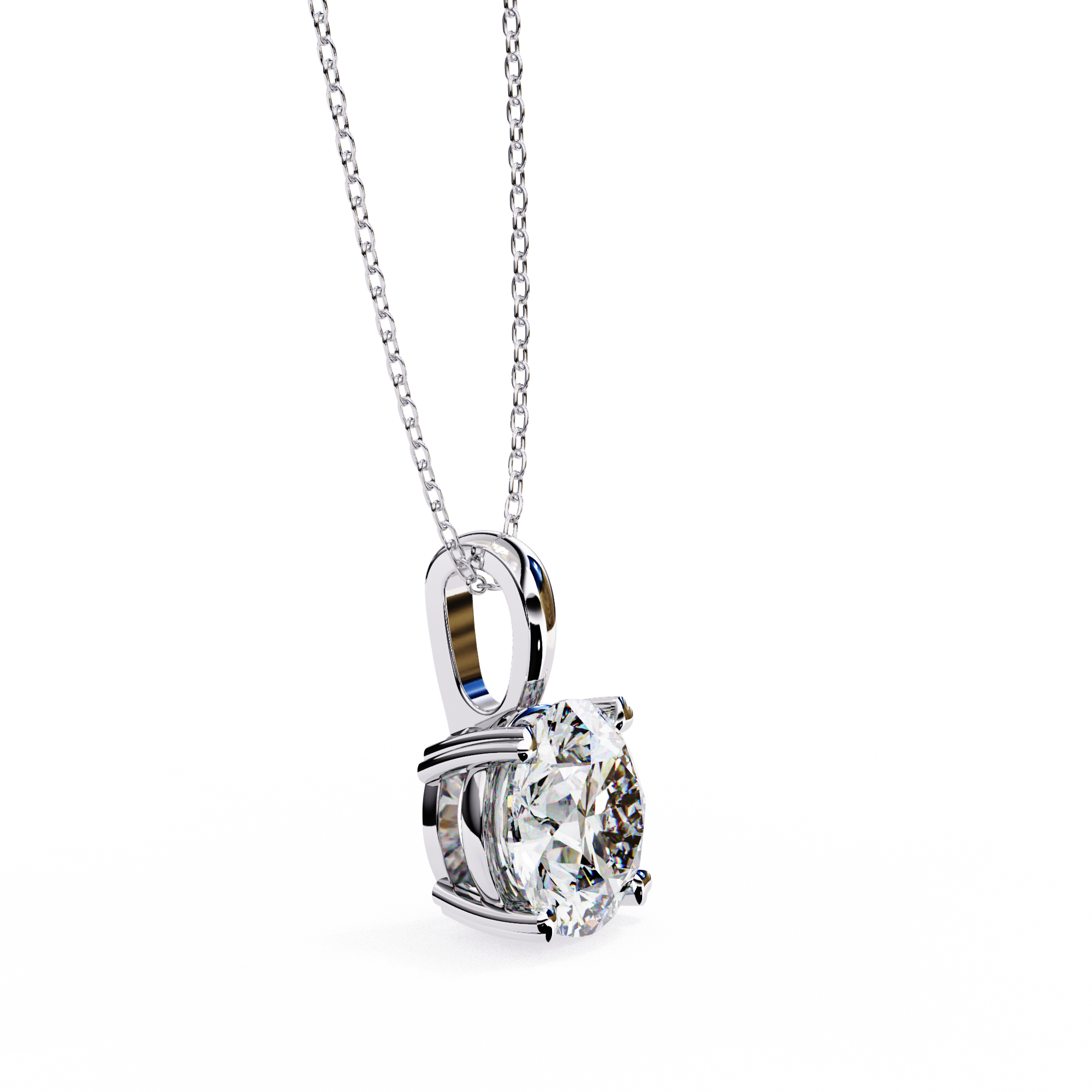 0.80 carat Lab grown Diamond pendant