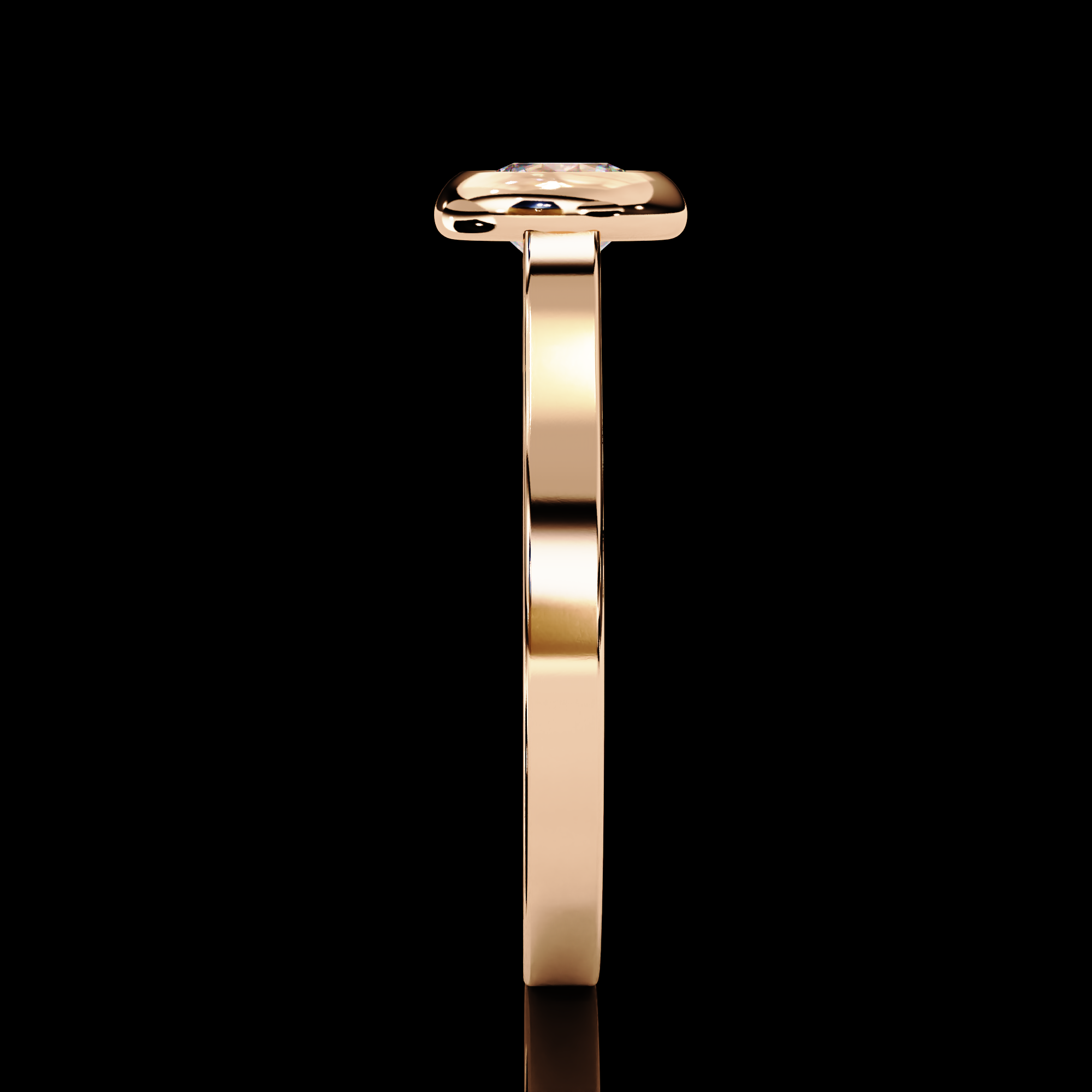 65 Cents Solitaire Diamond Ring