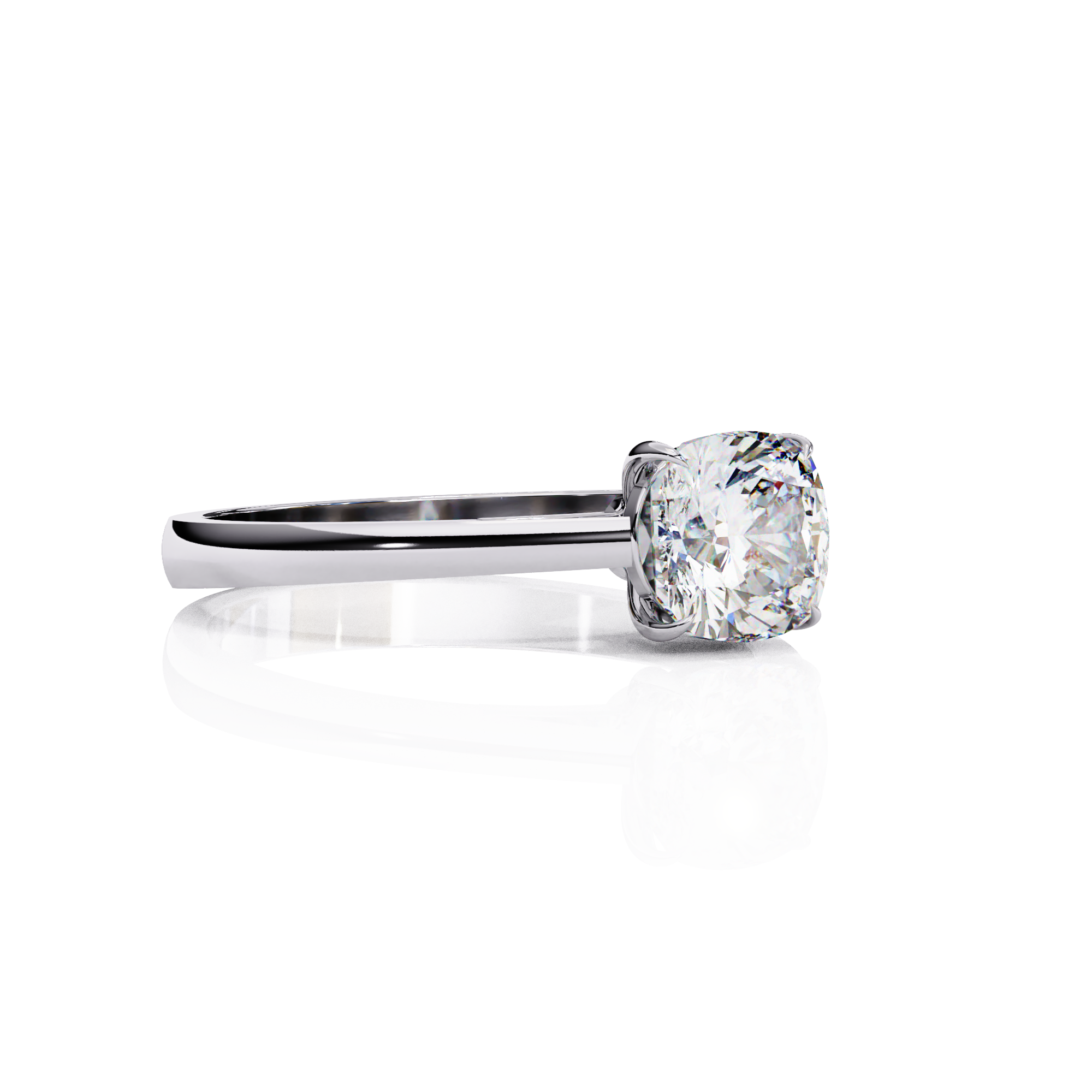 Cushion Lab Grown Diamond Ring