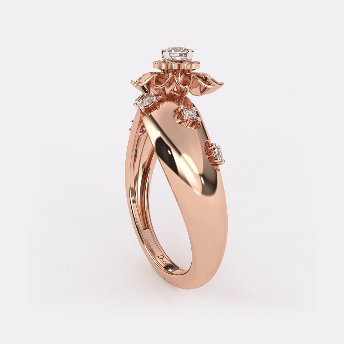 The Glorious Floral Diamond Ring