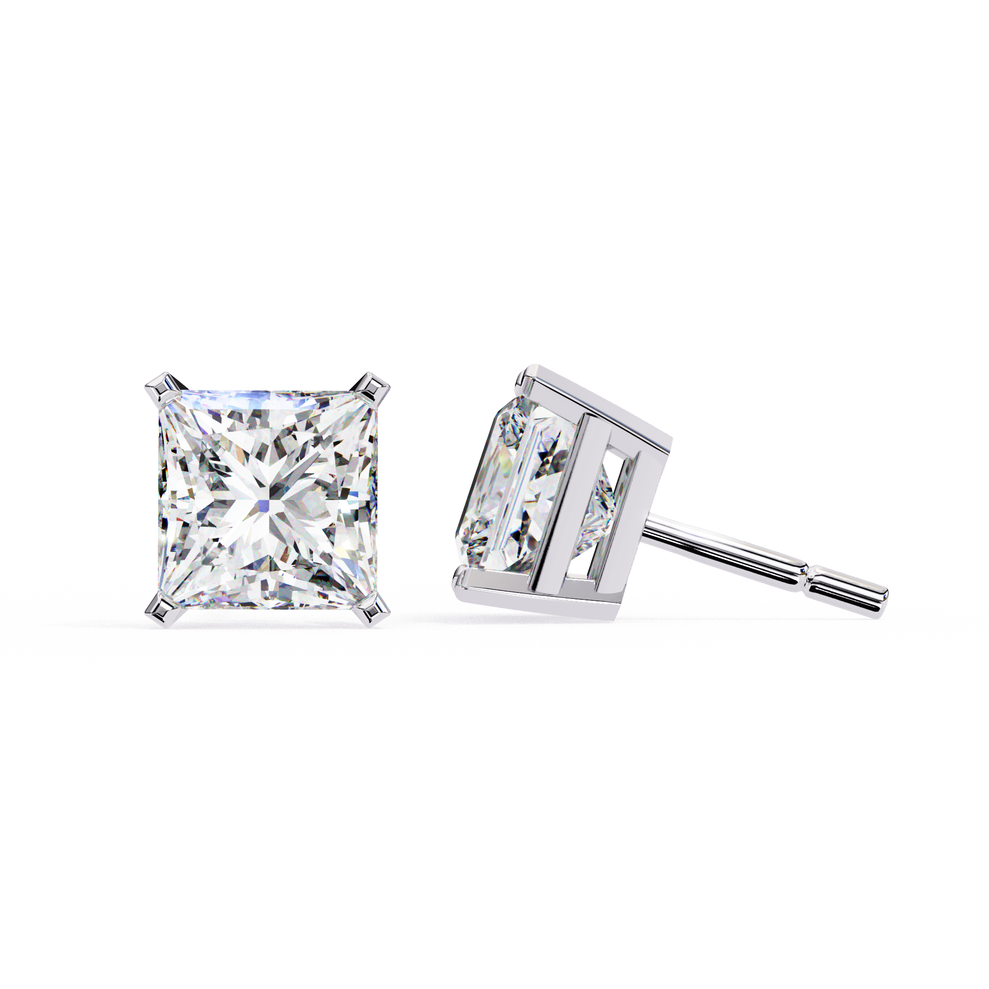 lab grown diamonds earrings