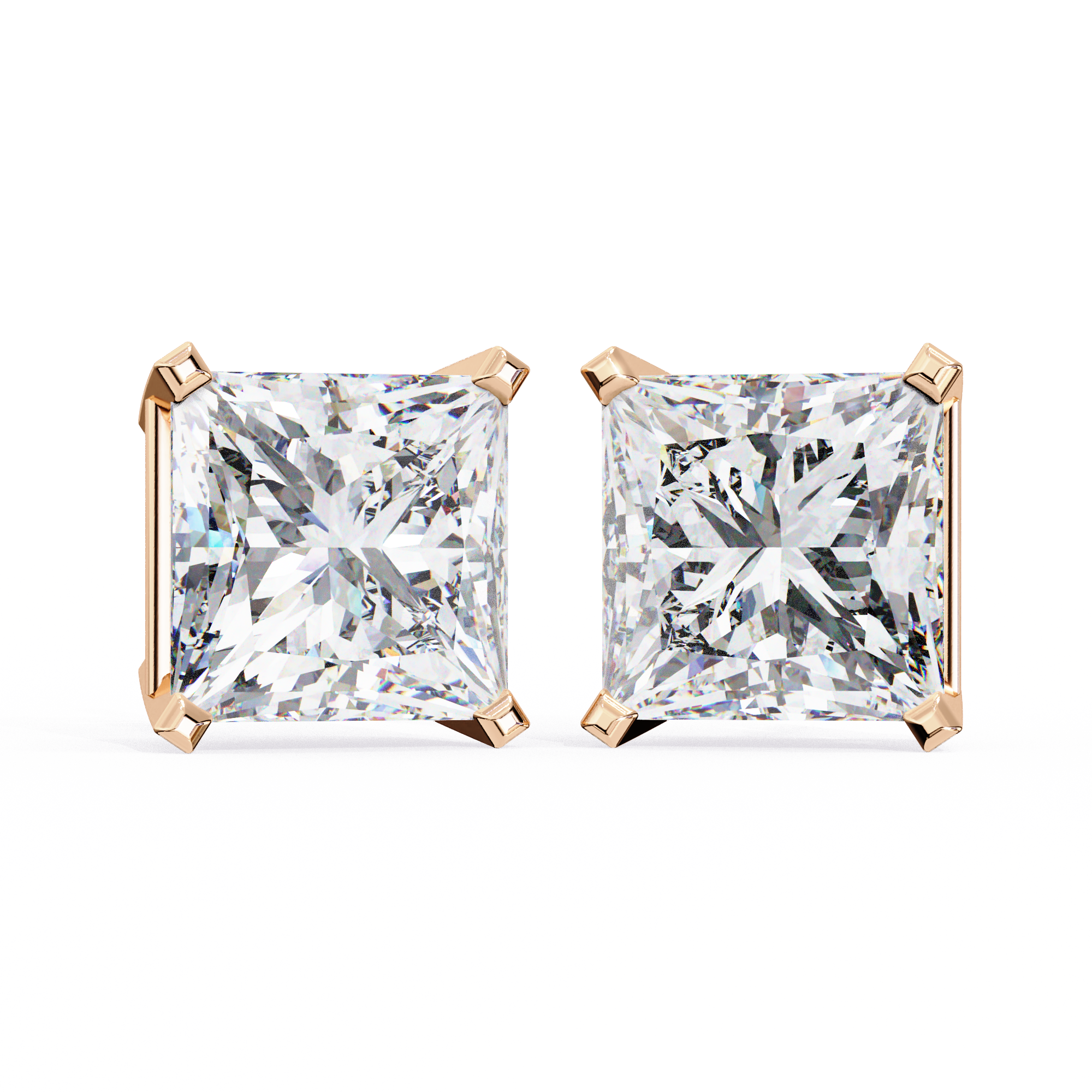 lab grown diamonds earrings