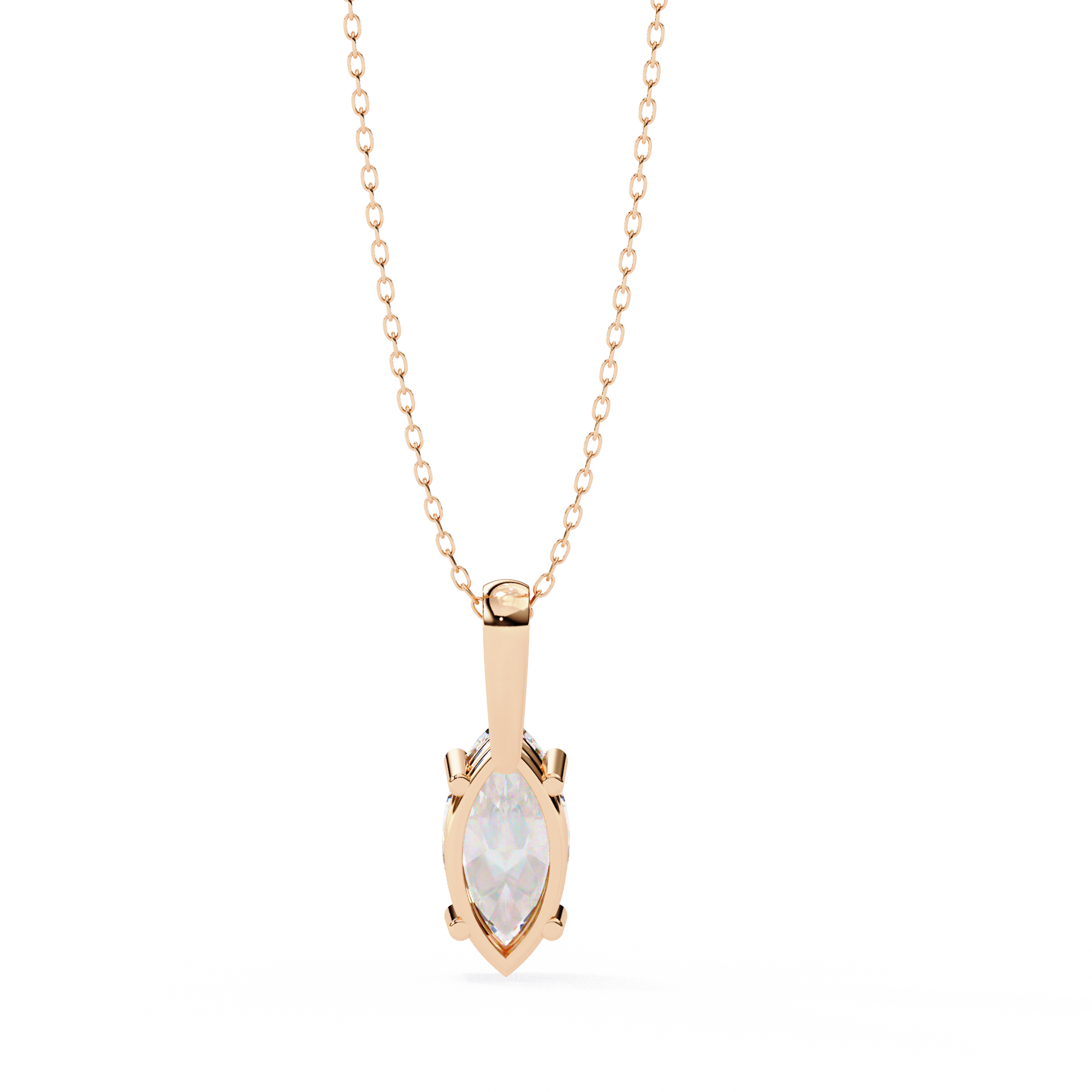 1 carat Marquise Diamond pendant