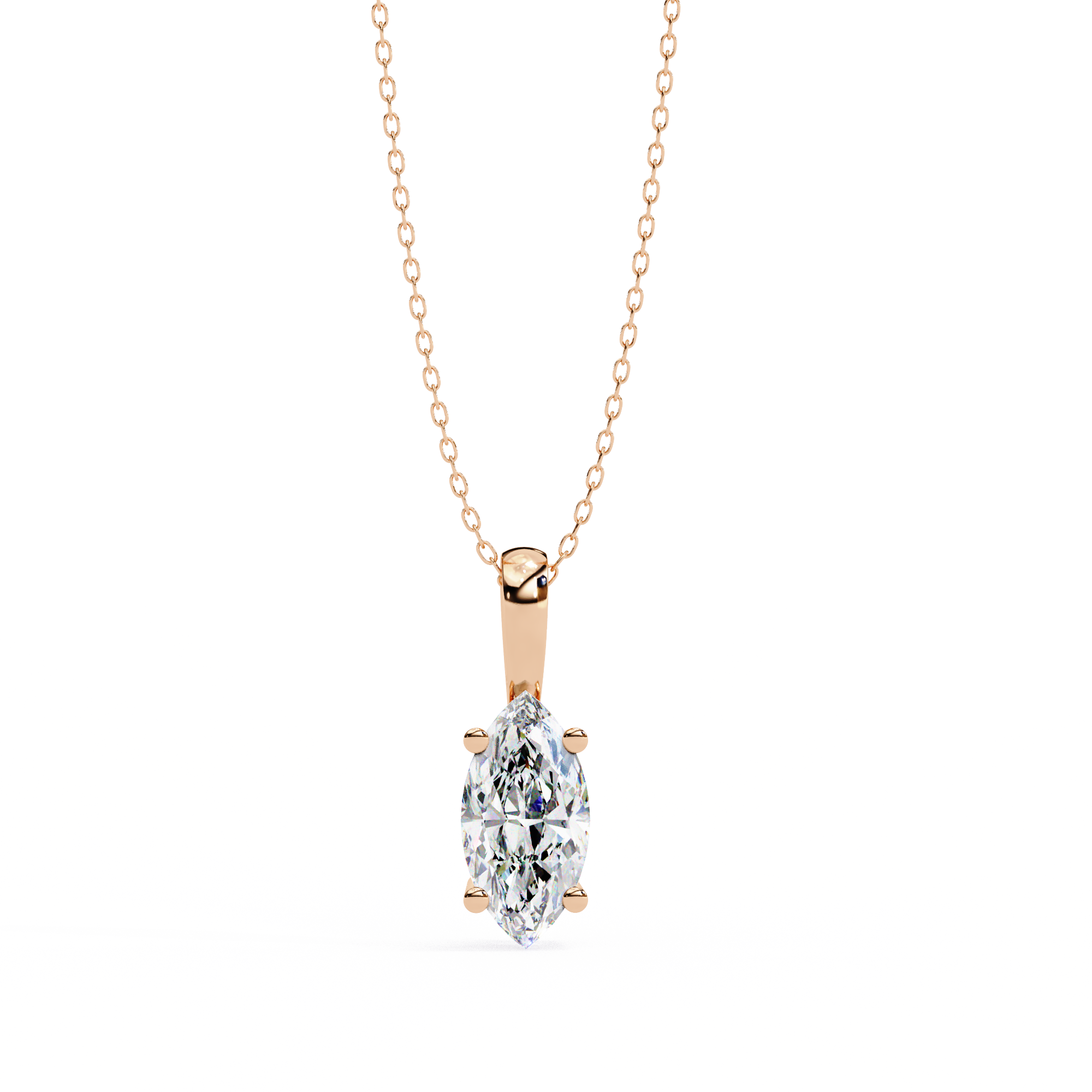 1 carat Marquise Diamond pendant