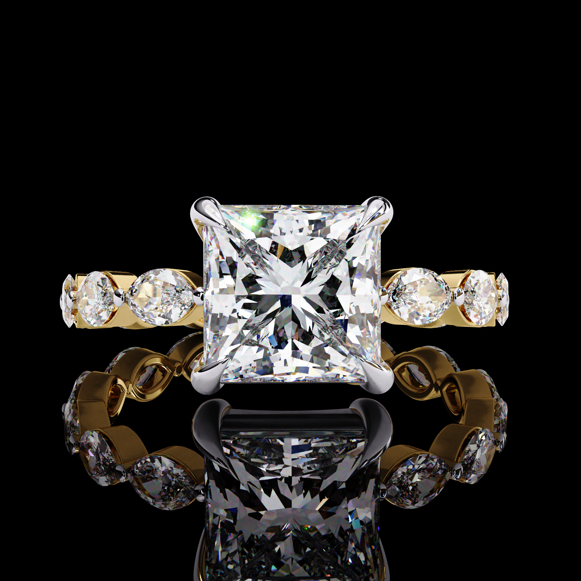 Lab Grown Solitaire Diamond Ring