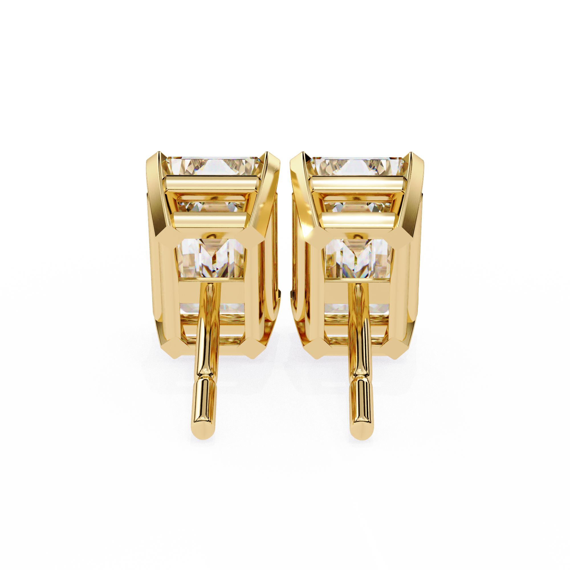 2.40 Carats Classic Emerald  Studs