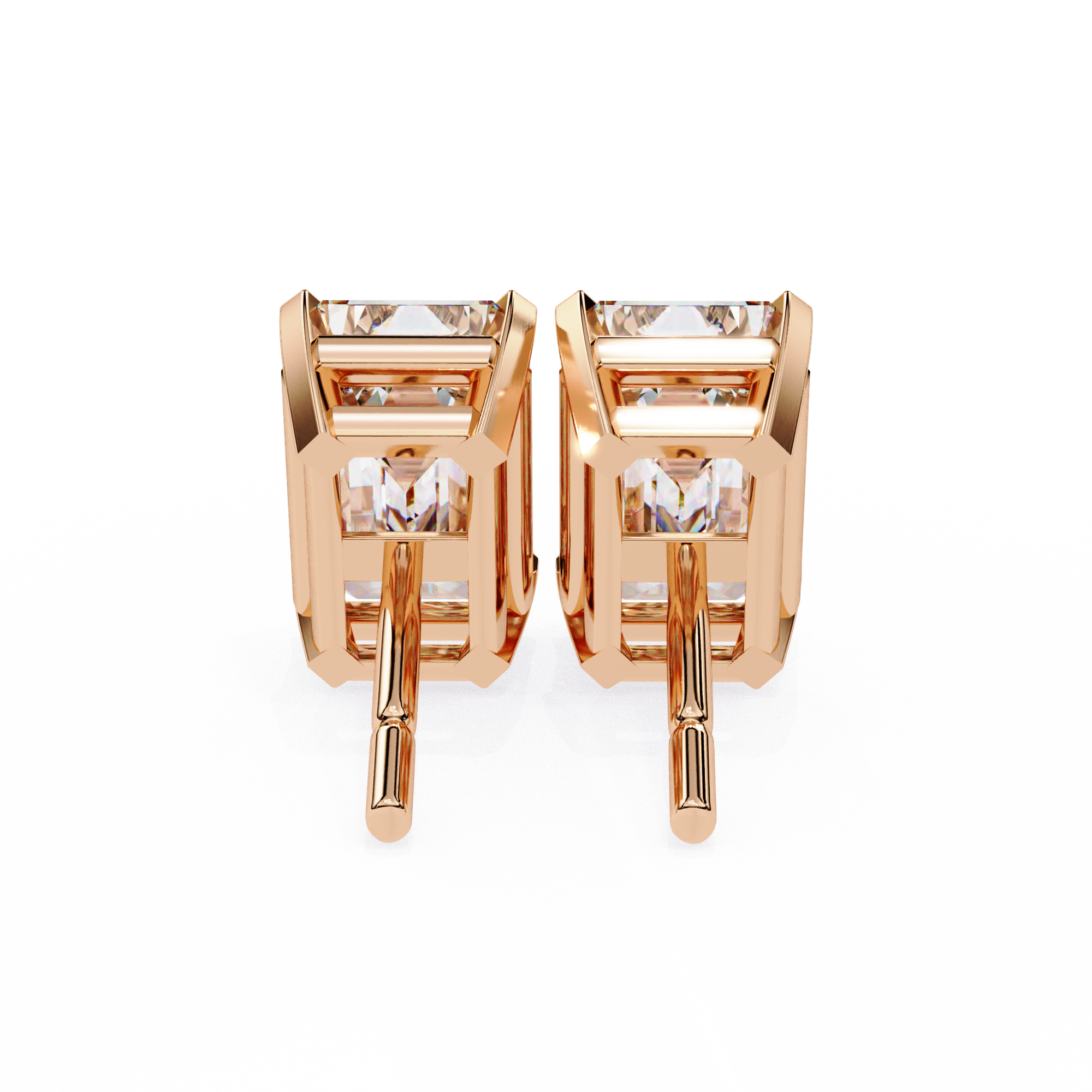 2.40 Carats Classic Emerald  Studs