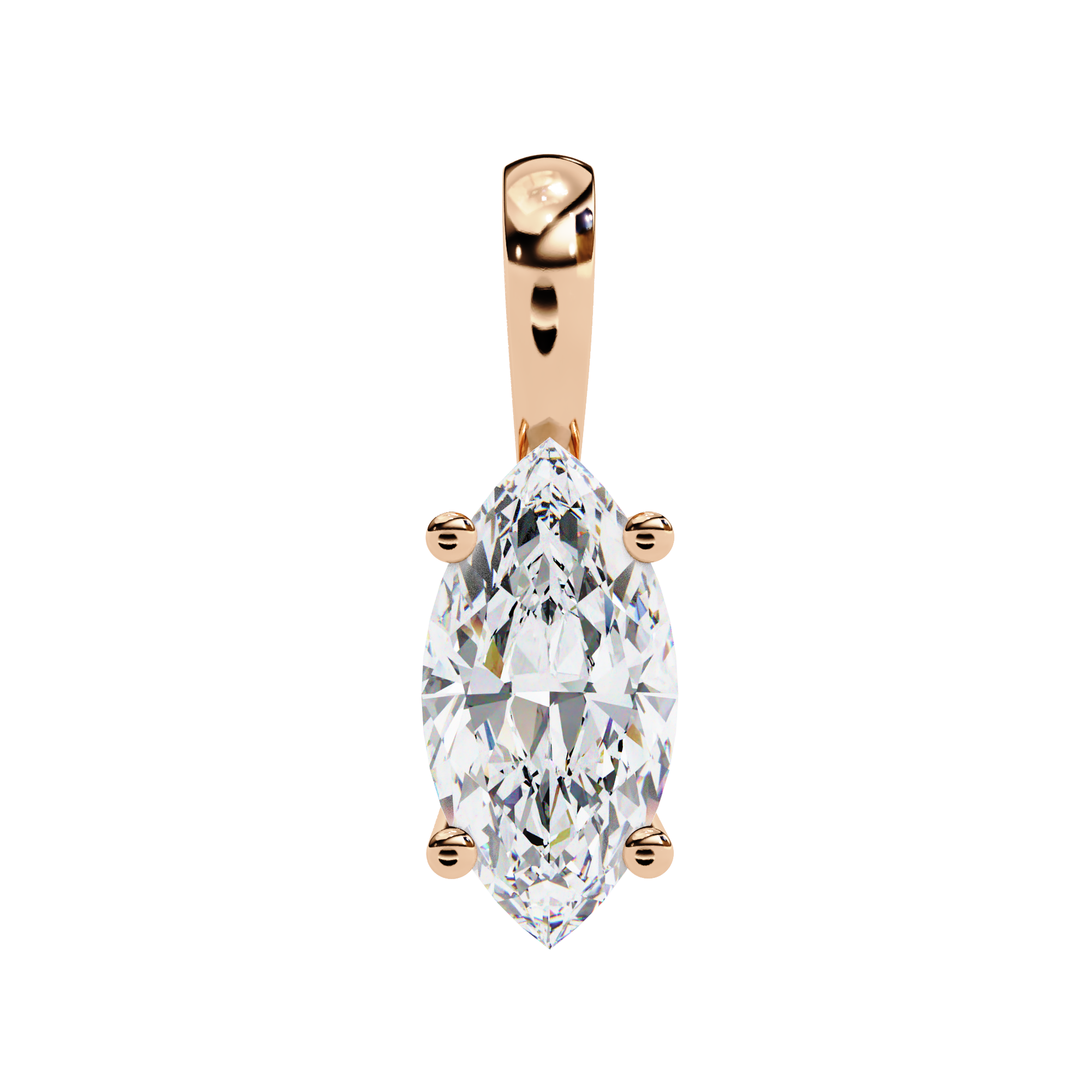 1 carat Marquise Diamond pendant