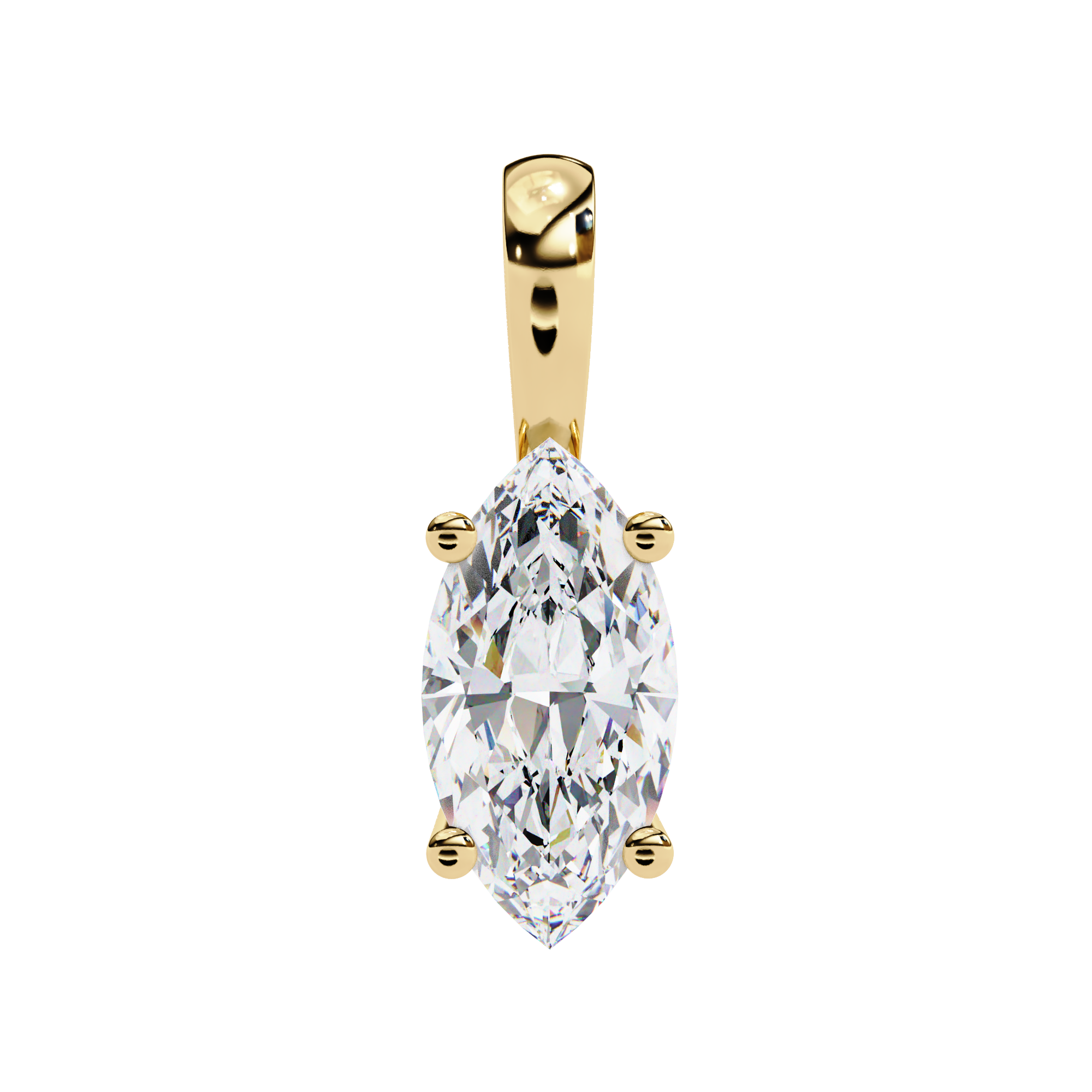 1 carat Marquise Diamond pendant