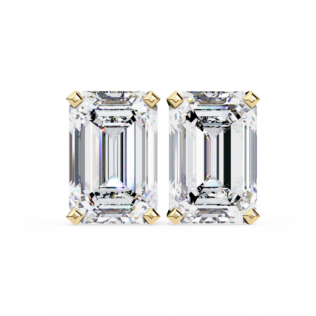 2.40 Carats Classic Emerald  Studs
