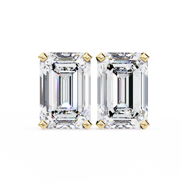 2.40 Carats Classic Emerald  Studs