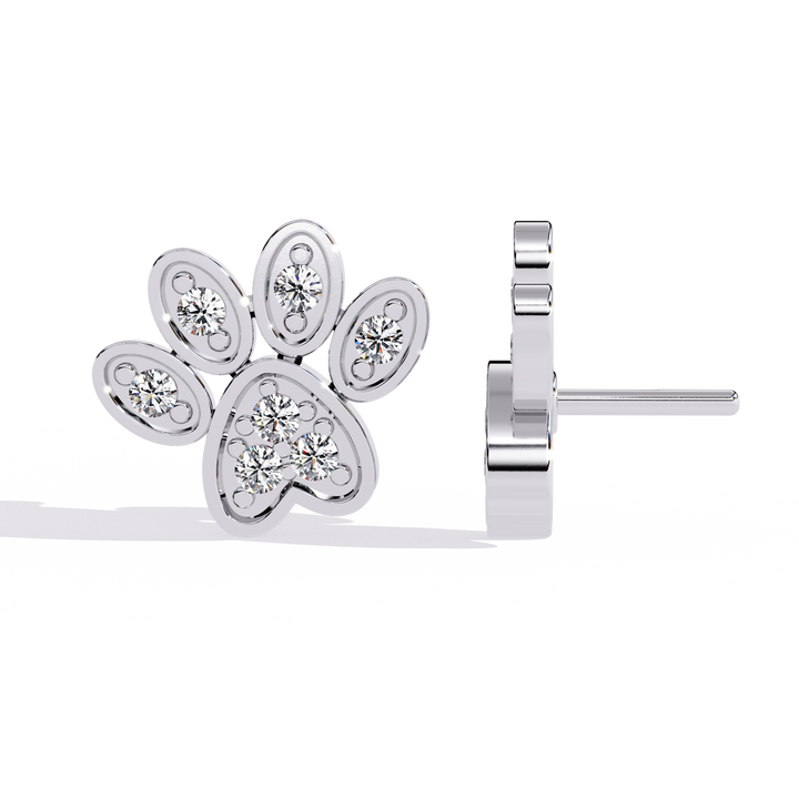925 Silver Deco Glamour Lab Grown Diamond Studs