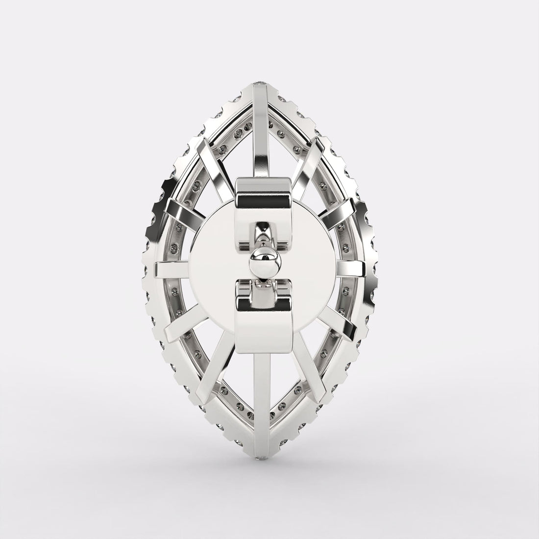 925 Silver Diamond Earrings for Women