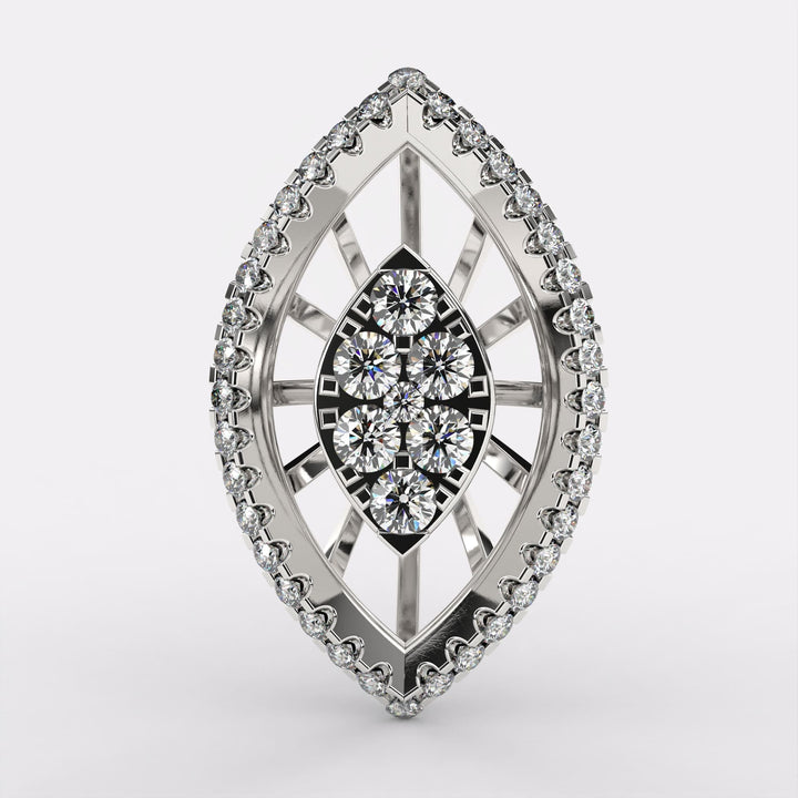 925 Silver Diamond Earrings for Women
