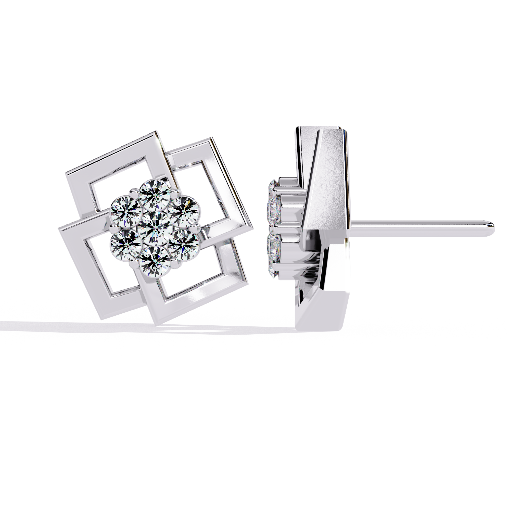 925 Silver Galactic Wonder Lab Grown Diamond Studs