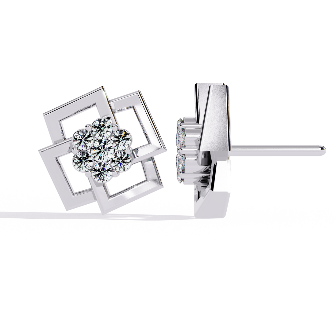 925 Silver Galactic Wonder Lab Grown Diamond Studs
