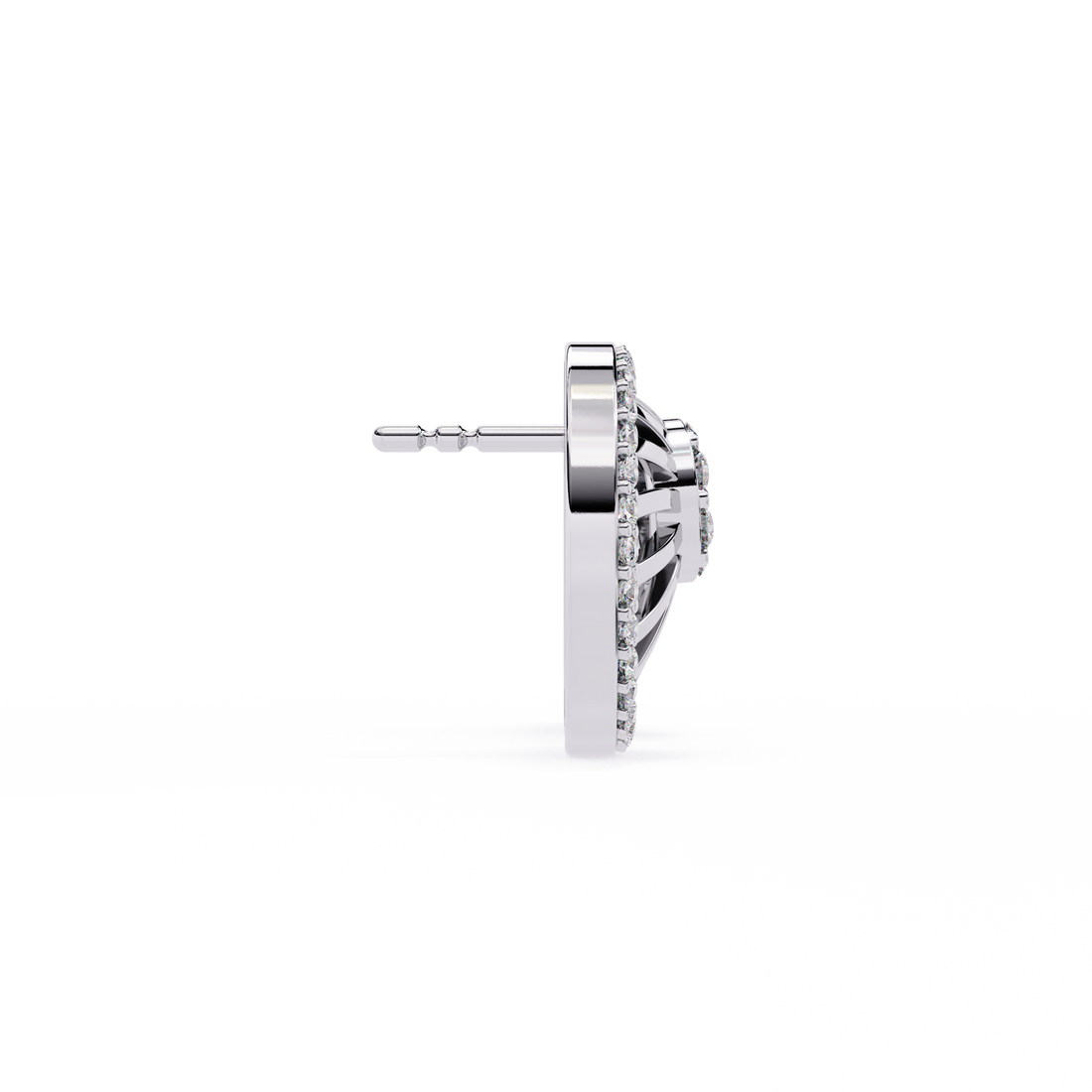 925 Silver Sunburst Design Round Earrings for Women