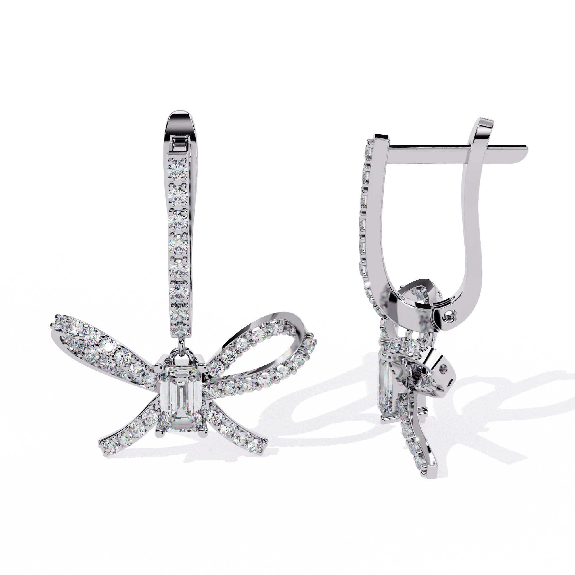 925 Silver Urban Chic Lab Grown Diamond Earrings