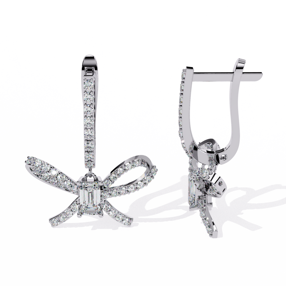 925 Silver Urban Chic Lab Grown Diamond Earrings