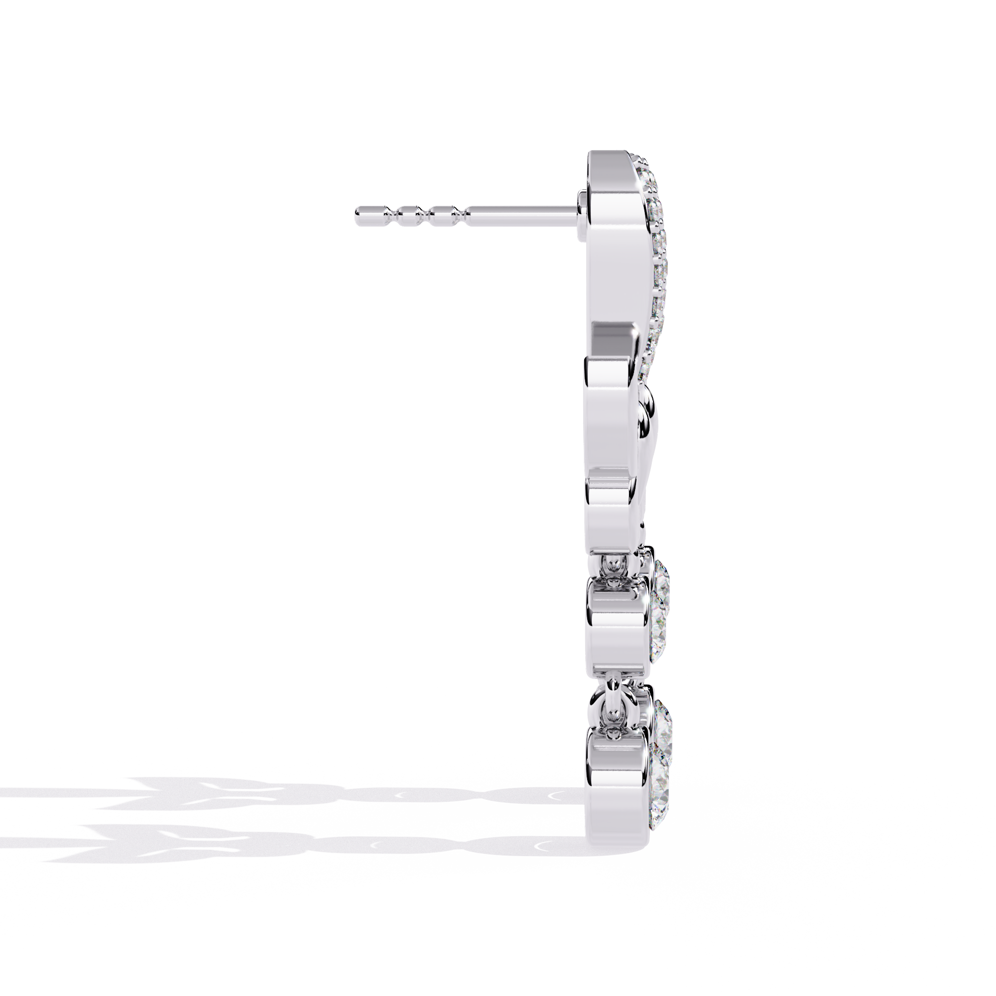 925 silver Minimal Wonder Lab Grown Diamond Earrings