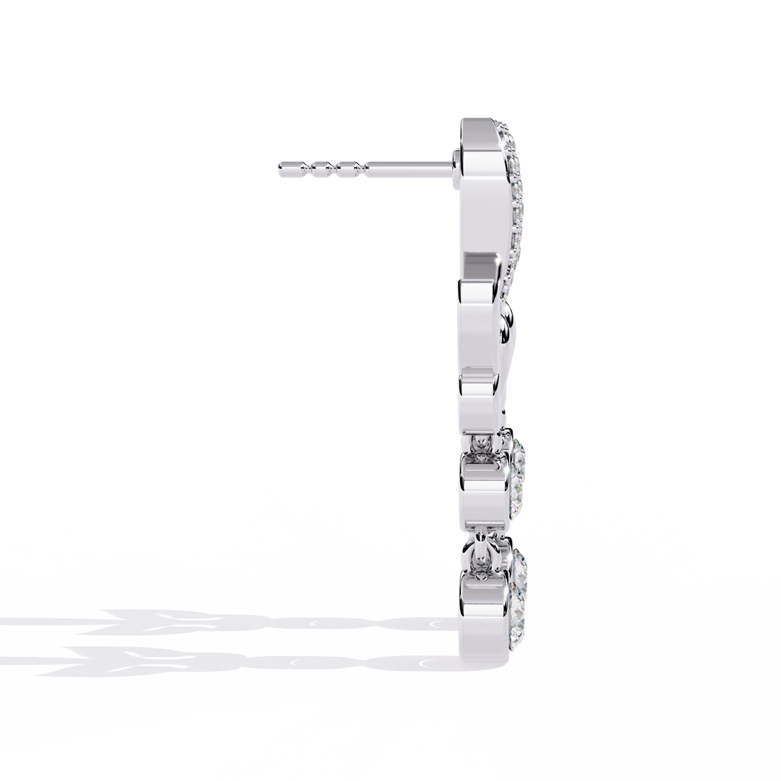 925 silver Minimal Wonder Lab Grown Diamond Earrings