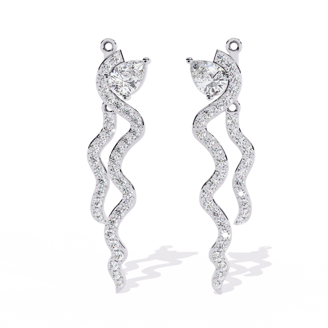 925 silver Soulful Spring Lab Grown Diamond Earrings