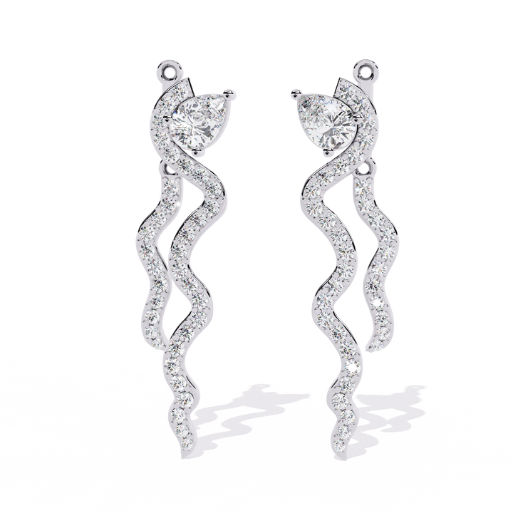 925 silver Soulful Spring Lab Grown Diamond Earrings