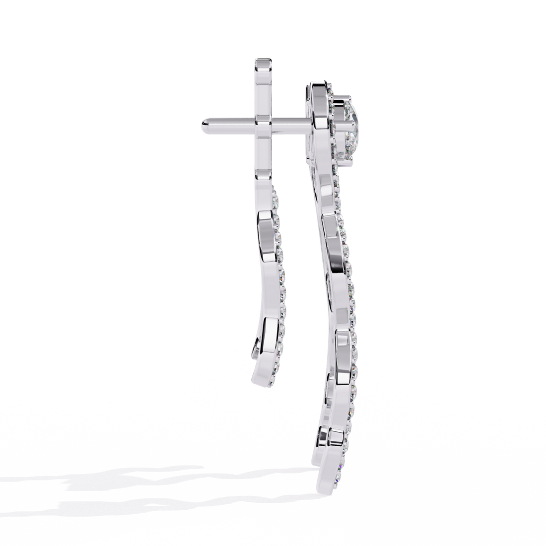 925 silver Soulful Spring Lab Grown Diamond Earrings