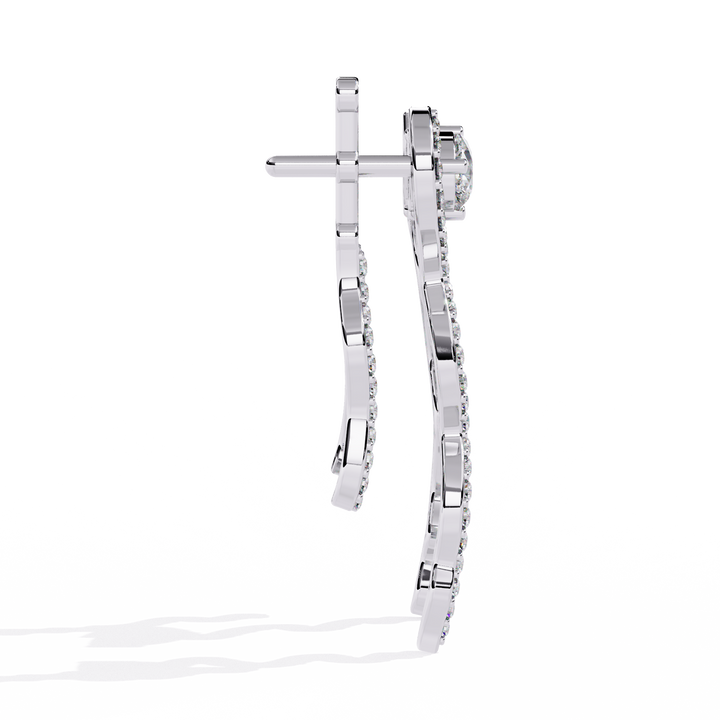 925 silver Soulful Spring Lab Grown Diamond Earrings