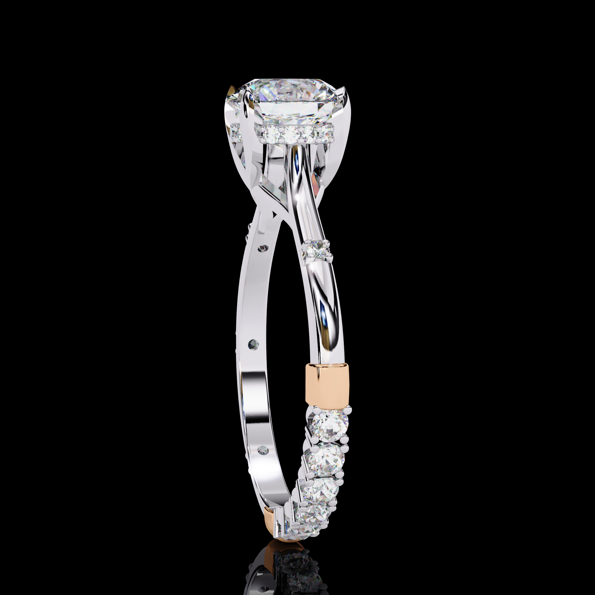 1.25 Carats Colluding Diamond Solitaire Ring
