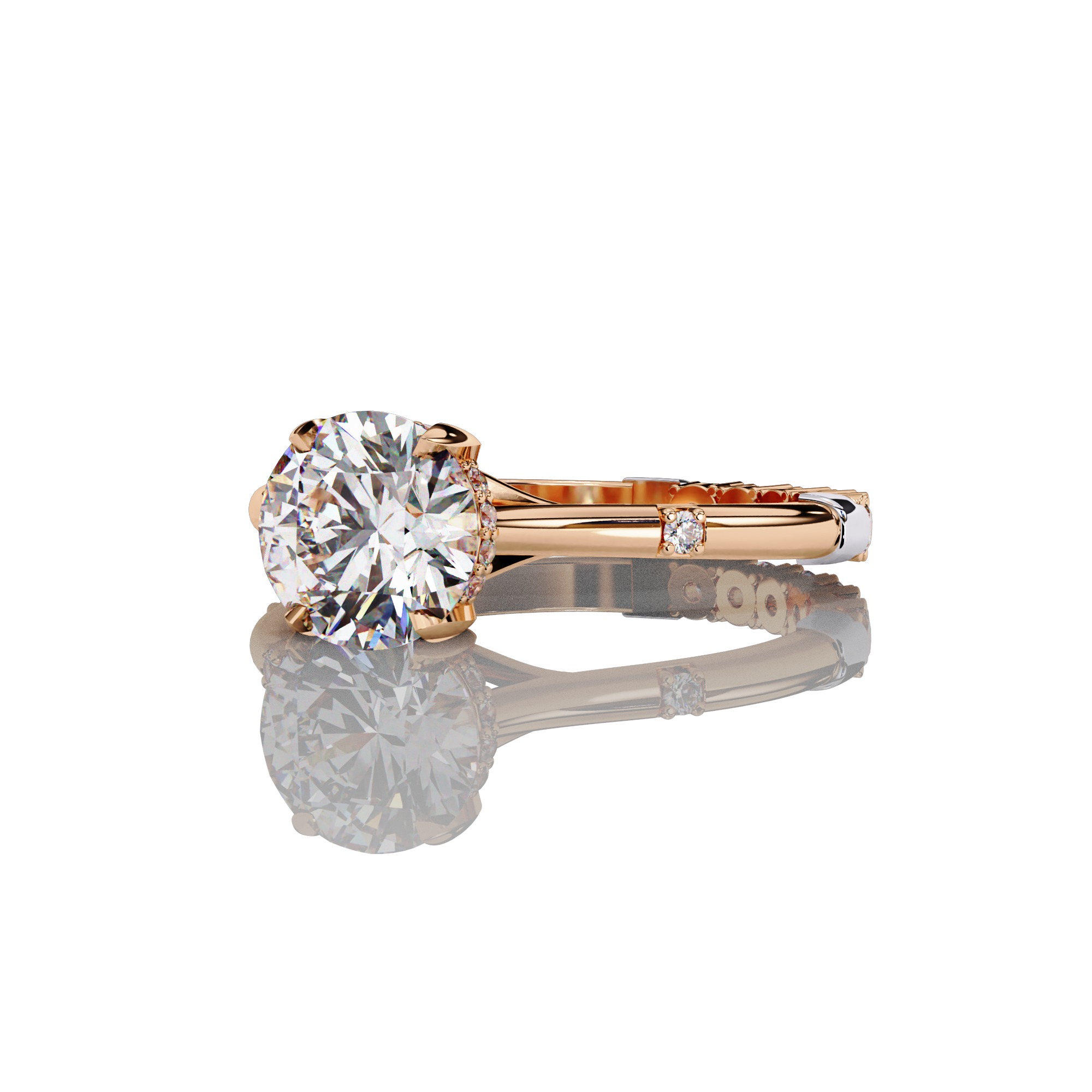 1.25 Carats Colluding Diamond Solitaire Ring