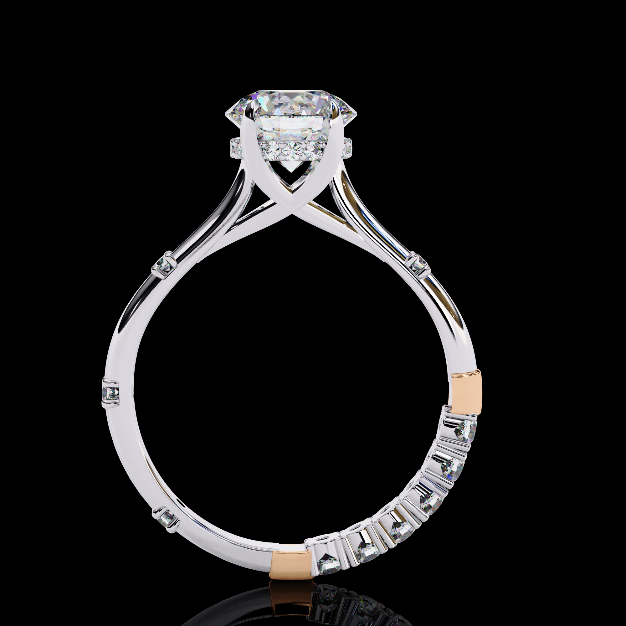 1.25 Carats Colluding Diamond Solitaire Ring