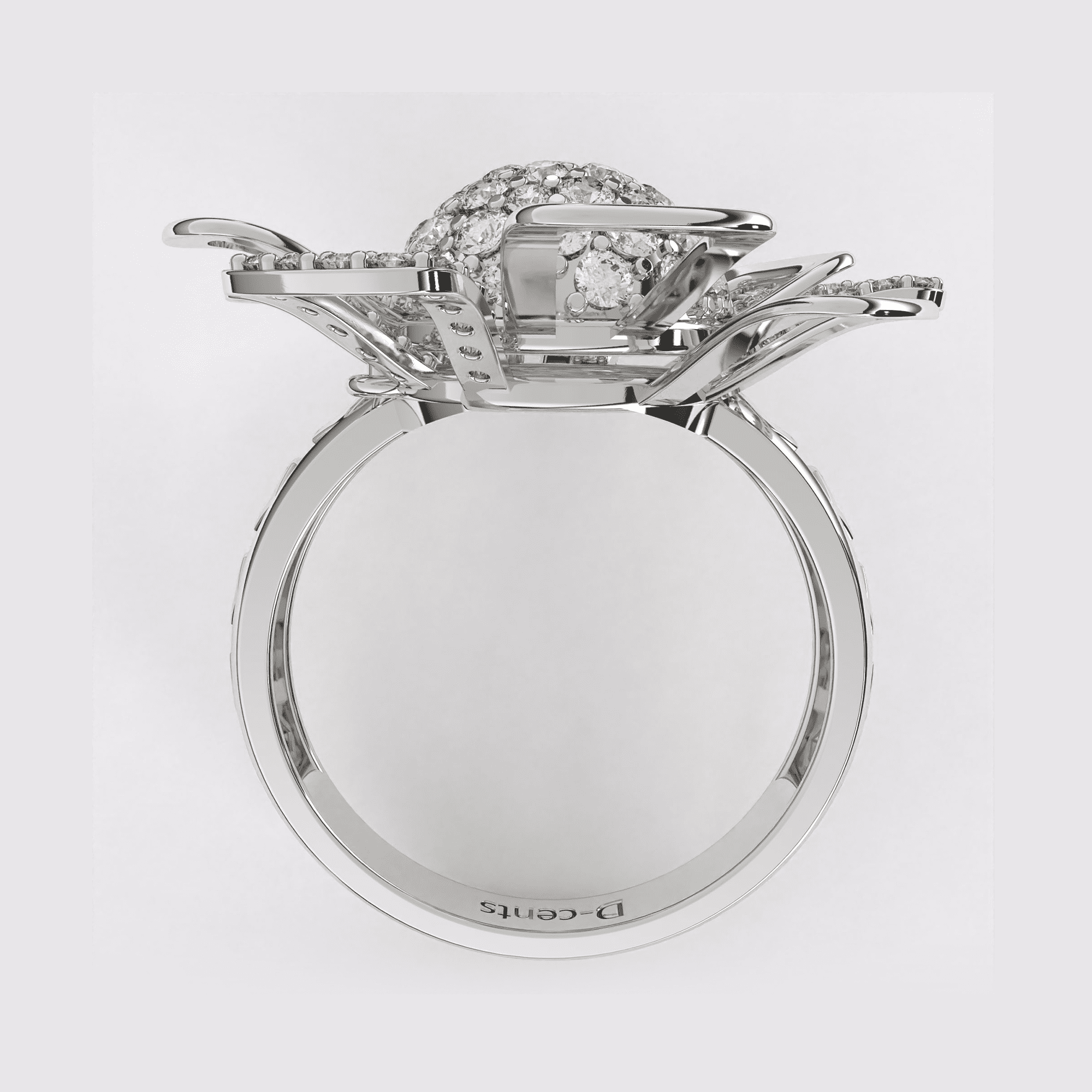 Daisy Reflection Diamond Ring