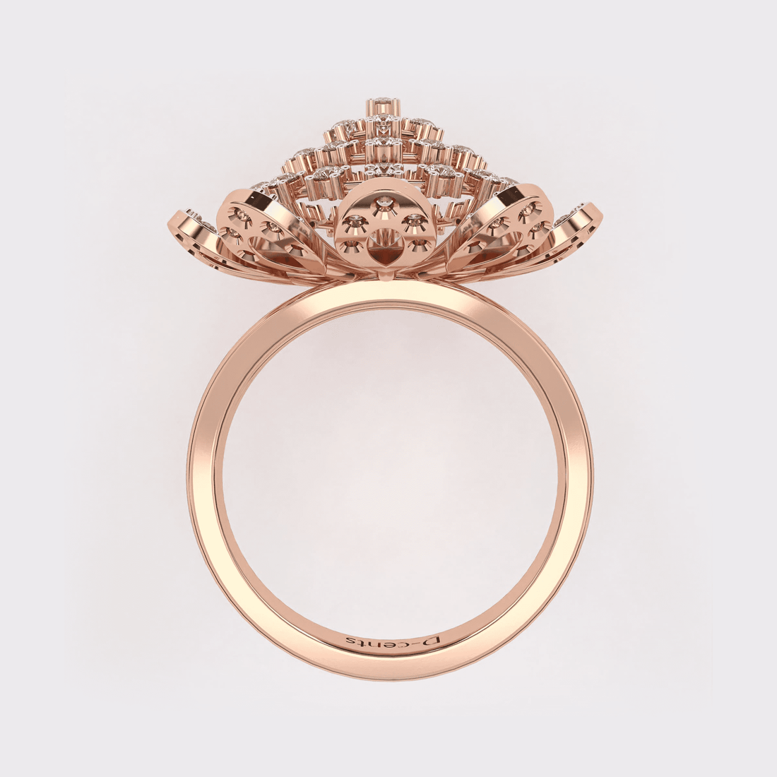 Heavenly Large Diamond Cocktail Ring