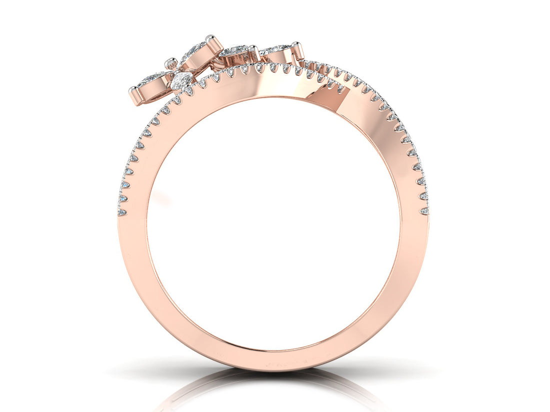 Majestic Crown Diamond Ring