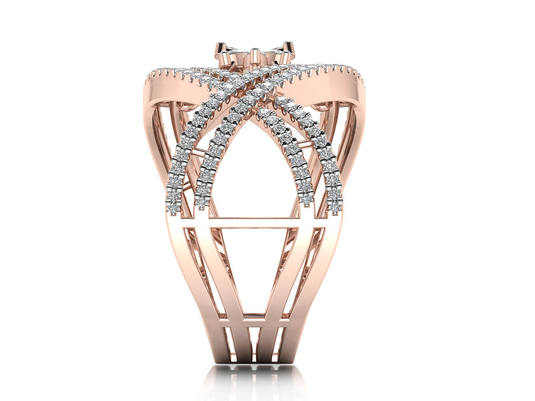 Majestic Crown Diamond Ring