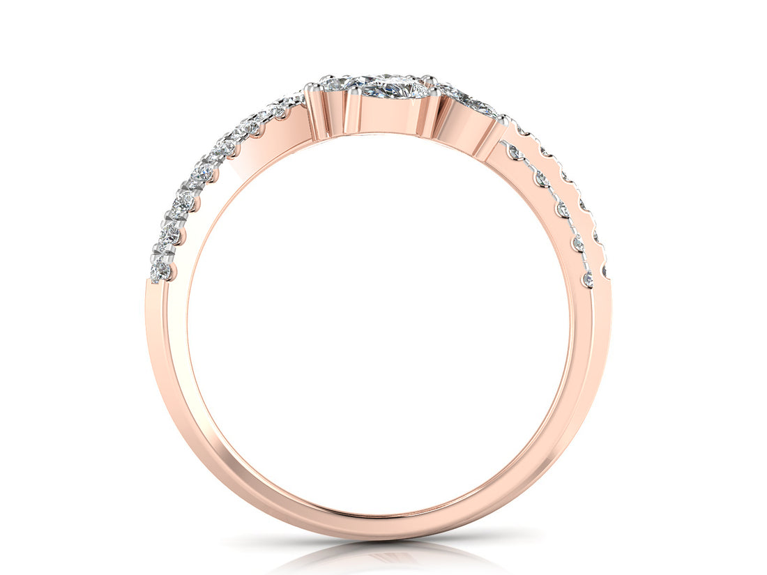 Petal Whisper Diamond Ring