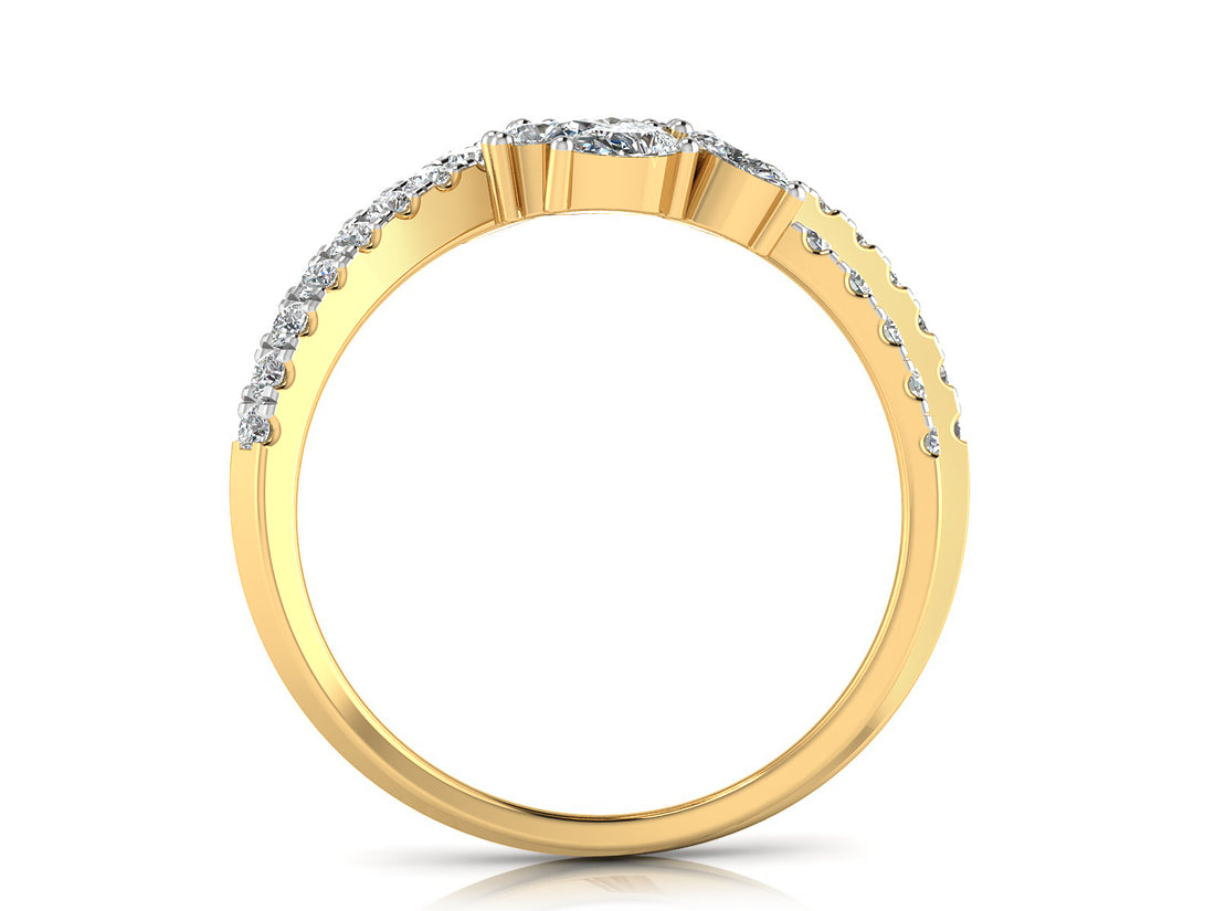 Petal Whisper Diamond Ring