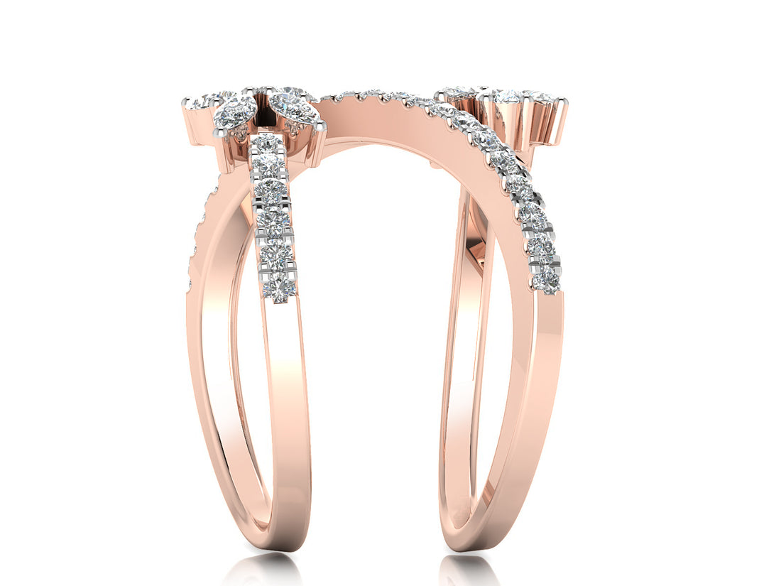 Petal Whisper Diamond Ring