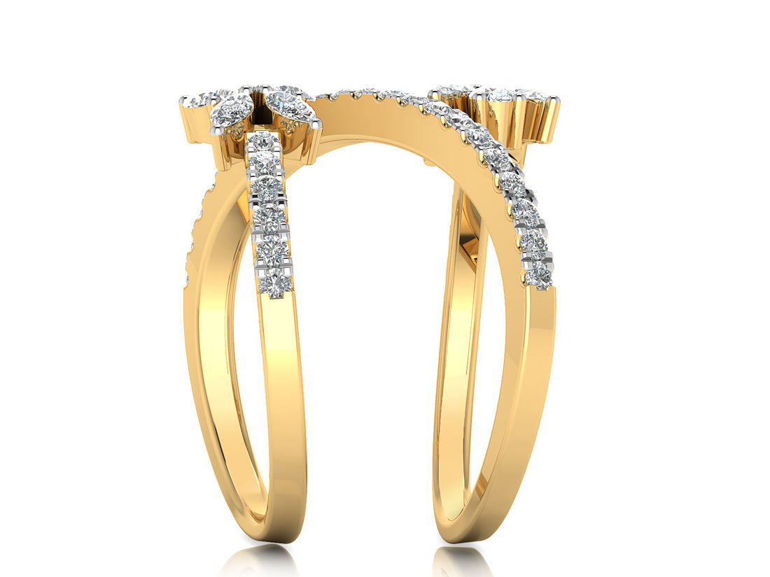 Petal Whisper Diamond Ring