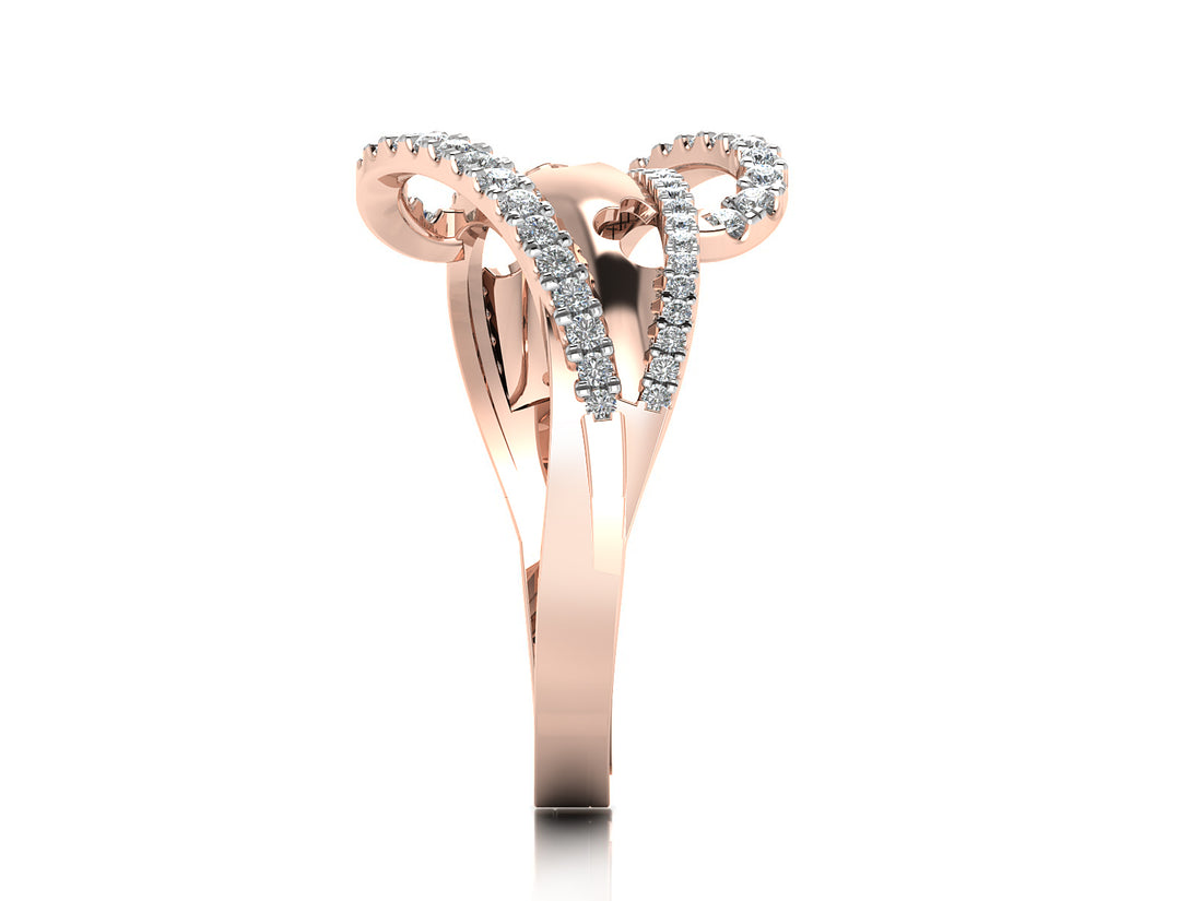 Vibrant Horizon Diamond Ring