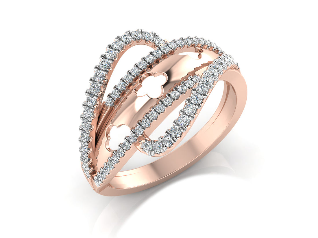 Vibrant Horizon Diamond Ring