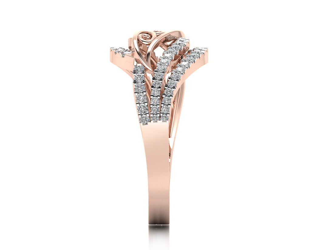 Dazzling Aurora Diamond Ring