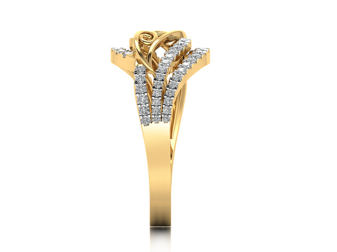 Dazzling Aurora Diamond Ring