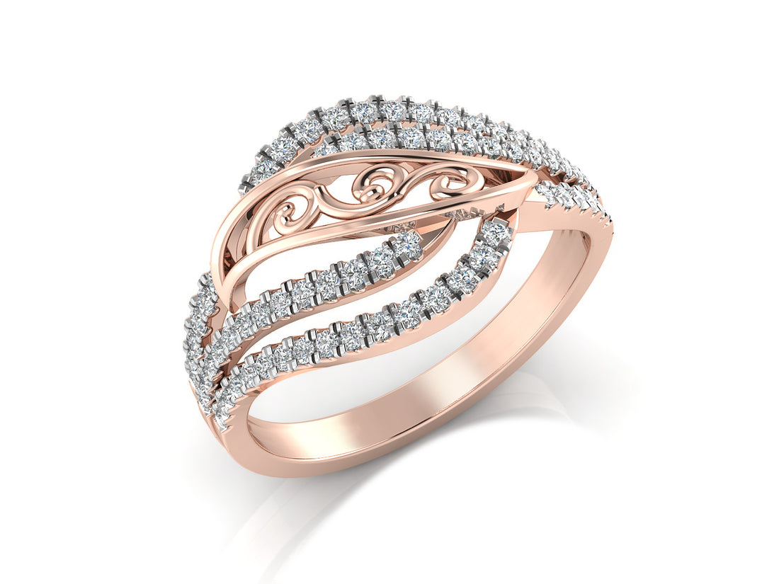 Dazzling Aurora Diamond Ring